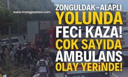 Zonguldak - Alaplı Yolunda Büyük Trafik Kazası: Çok Sayıda Ekip Sevk Edildi