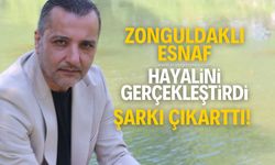 Zonguldak esnaflarından Vedat Ustabaş'ın hayali gerçek oldu! Şarkı çıkarttı...