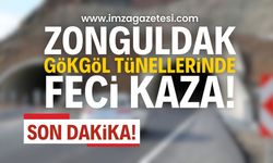 Zonguldak Gökgöl Tüneli Mevkiinde Motosiklet Kazası! Yaralılar Var