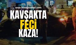 Kavşakta Feci Kaza!