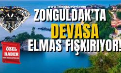 Zonguldak’ta devasa “elmas” fışkırıyor!