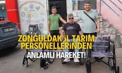 Zonguldak İl Tarım Müdürlüğü personellerinden anlamlı hareket!