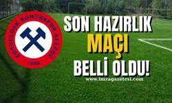 Zonguldak Kömürspor’un son hazırlık maçı belli oldu!