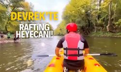 Zonguldak'ın Devrek ilçesinde rafting heyecanı!