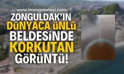 Zonguldak'ın dünyaca ünlü beldesinde korkutan görüntü!