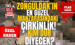 Zonguldak’ın en güzel manzarasındaki çirkinlik! Bu iğrençliğe kim dur diyecek?