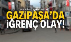 Zonguldak’ın Gazipaşa Caddesi'nde İğrenç Olay!