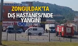 Zonguldak'ın Kdz.Ereğli ilçesinde Diş Hastanesi'nde yangın!