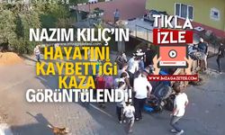 Zonguldak'ın Kdz.Ereğli ilçesinde Nazım Kılıç'ın hayatını kaybettiği kaza böyle görüntülendi!