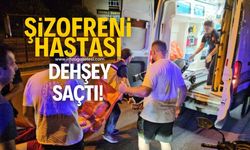 Zonguldak'ın Kdz.Ereğli ilçesinde şizofreni hastası dehşet saçtı!