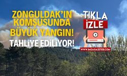 Zonguldak'ın komşusunda çıkan yangın büyüdü! Bolu'da tahliyeler başladı...