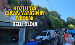 Zonguldak'ın Kozlu ilçesinde çıkan yangının nedeni belli oldu!