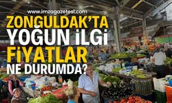 Zonguldak’ta Halk Pazarında Yoğun İlgi