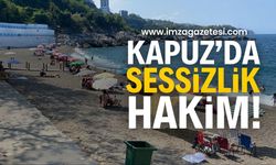 Zonguldak’ta Kapuz Plajı’nda Sonbahar Sessizliği