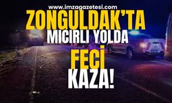 Zonguldak‘ta Mıcırlı Yolda Feci Kaza!