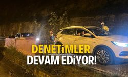 Zonguldak'ta polis ekiplerinden gece yarısı denetimi!