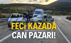 2 aracın karıştığı kazada can pazarı! 7 kişi yaralandı