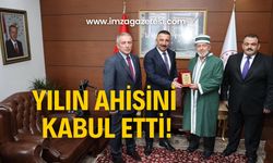 Yılın Ahisini makamında kabul etti