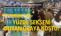 O mağazada büyük indirim! Dakikalar içinde tükendi