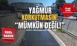 Yağmurdan derenin taşması mümkün değil!