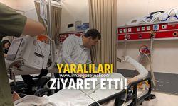 AK Parti Zonguldak Milletvekili Muammer Avcı, otobüs kazasında yaralananları ziyaret etti!