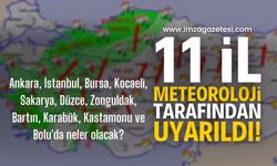 Ankara, İstanbul, Bursa, Kocaeli, Sakarya, Düzce, Zonguldak, Bartın, Karabük, Kastamonu ve Bolu'da hava nasıl olacak?