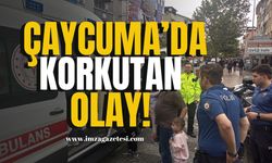 Motosikletli Kurye 4 Yaşındaki Çocuğa Çarptı!