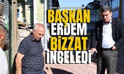 Başkan Erdem, Parke Yol Çalışmalarını Yerinde İnceledi...