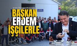 Başkan Tahsin Erdem, Fen İşleri Ekibi ile Bir Araya Geldi...