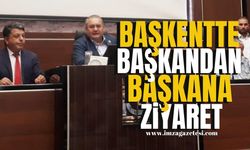 Başkentte başkandan başkana ziyaret…