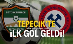 Büyükçekmece Tepecikspor-Zonguldak Kömürspor maçında ilk gol sesi!