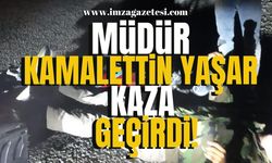 Çaycuma İlçe Özel İdare Müdürü Kemalettin Yaşar kaza geçirdi!