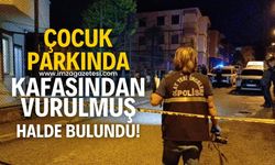 Çocuk parkında kafasından vurulmuş halde bulundu!