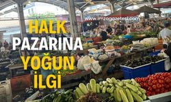 Halk pazarında fasülye şoku! Yoğun ilgi var