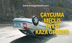 Çaycuma meclis üyesi kazası geçirdi!