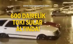 Toki sular altında kaldı! Vatandaş isyan etti