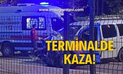 Terminal önünde kaza! Ekipler sevk edildi