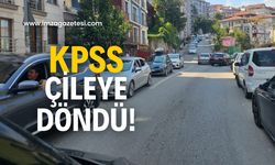 Bu da KPSS trafiği! Sürücüler isyan etti