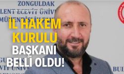 İl Hakem Kurulu Başkanı belli oldu!