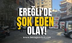 Ereğli'de Araç Sahiplerini Şoke Eden Olay!