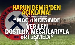 Harun Demir, "Zonguldakspor'a yapılan çirkin davranış, maç öncesinde verilen kardeşlik mesajları ile örtüşmedi"