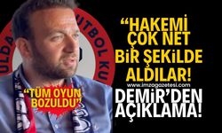 Harun Demir'den, Kahramanmaraş İstiklalspor maçı açıklaması! "Hakemi çok net bir şekilde aldılar. Tüm oyun bozuldu.