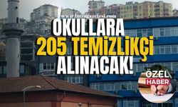 Okullara 205 temizlikçi alınacak!