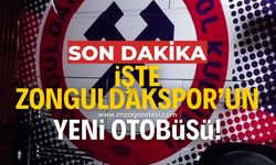 İşte Zonguldak Kömürspor’un yeni takım otobüsü!