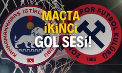 Kahramanmaraş İstiklalspor-Zonguldakspor FK maçında ikinci gol sesi!