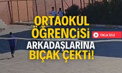 Karabük'te şok olay! Öğrenci, arkadaşlarına bıçak çekti!