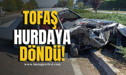 Kontrolden Çıkan Tofaş Hurdaya Döndü!