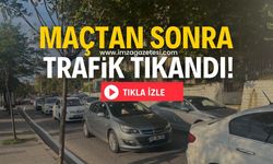 Liman Caddesinde trafik tıkandı!