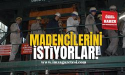 Madencilerini istiyorlar!