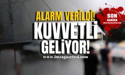 Meteoroloji alarm verdi! Kuvvetli geliyor...